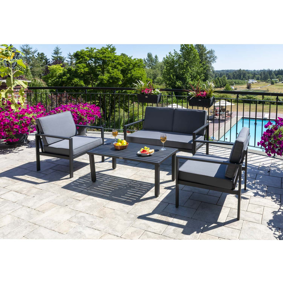 Patioflare Tylor Aluminum Set